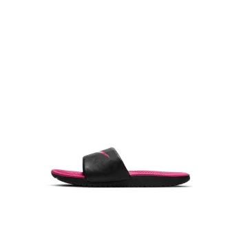 Nike Kawa Foam Sole Wear resistant And Lightweight Kids' Slippers Black Pink Kids'