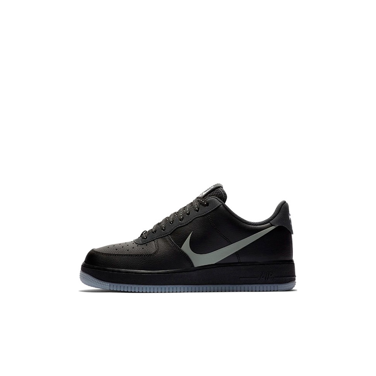 air force 1 07 black silver lilac anthracite