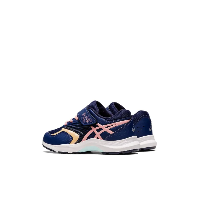 Asics Lazerbeam KB MG Anti-Slip Wear-Resistant Low-Top Kids' Running Shoes Deep Blue Pink Teenagers-3