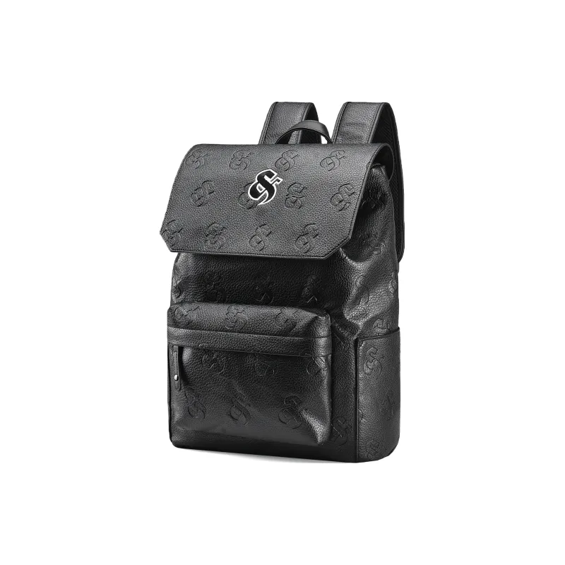 GLORY&CO PVC Backpack Regular Men's Black-1
