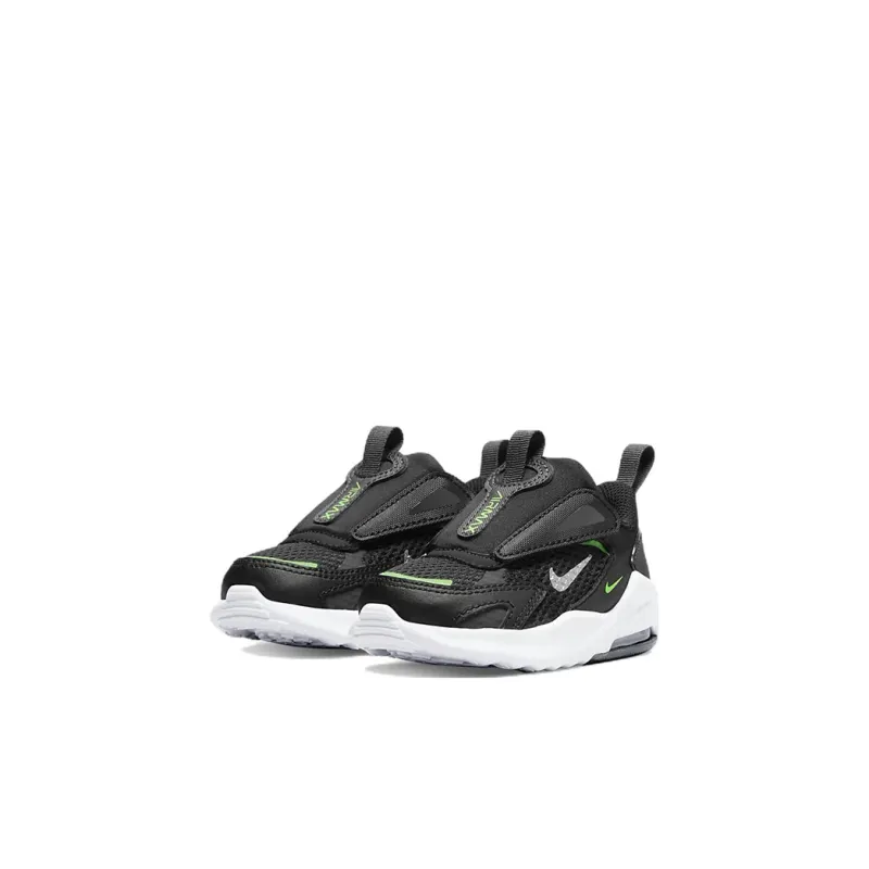 Nike Air Max Bolt Low Top Running Shoes Black White Infant And Toddler-2