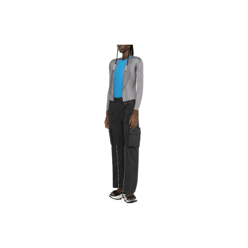PLEATS PLEASE ISSEY MIYAKE Basics Pleated Cardigan-1
