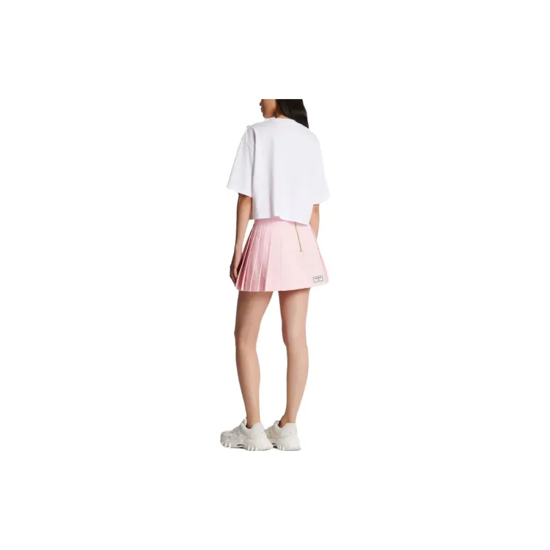 BALMAIN Crop Tops Women's White-3