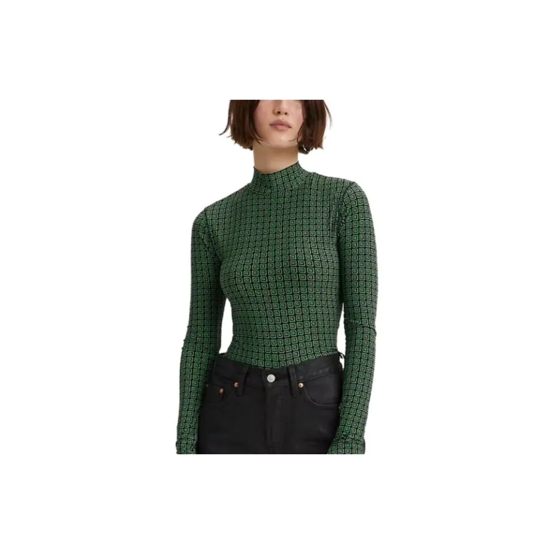 Levis T-Shirts Women's Dark Green-2