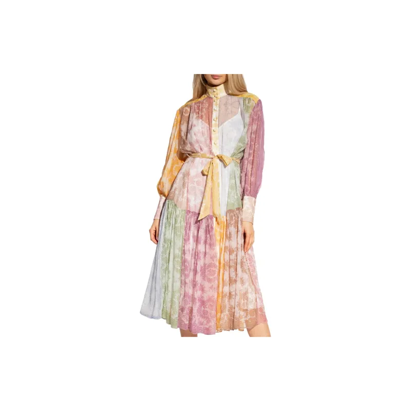 Zimmermann Long-Sleeved Dresses Women's Orange-3