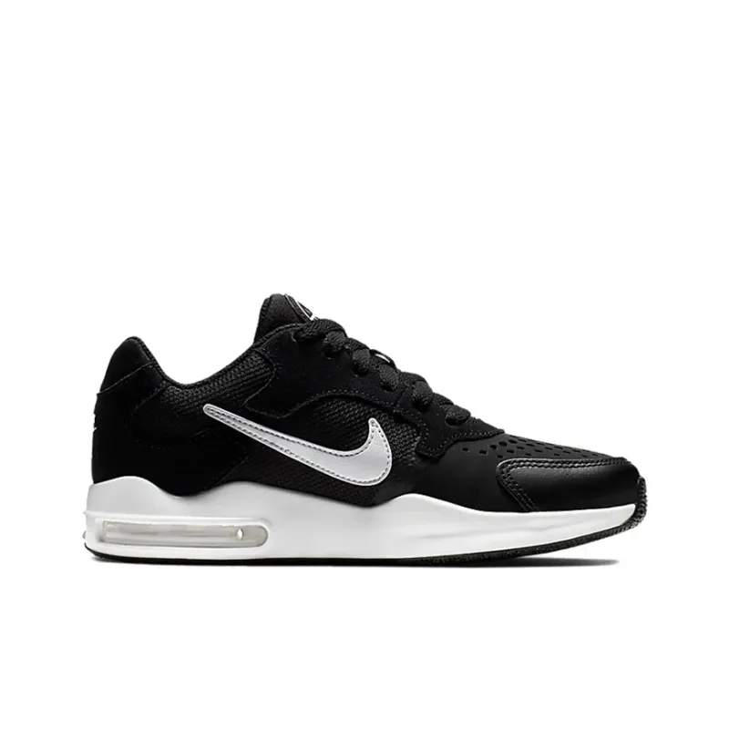 Nike Air Max Guile Slip Resistant Low Top Kids' Running Shoes Black White Teenagers-1