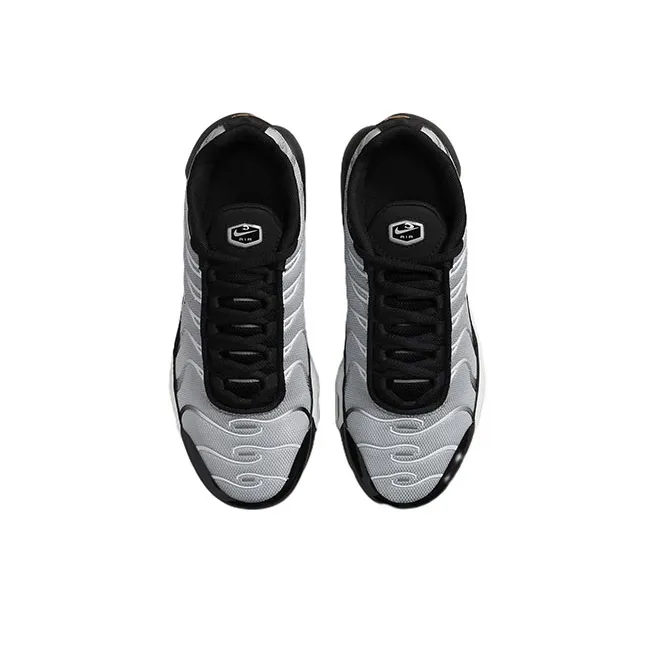 Nike Air Max Plus Black Metallic Silver White GS-3