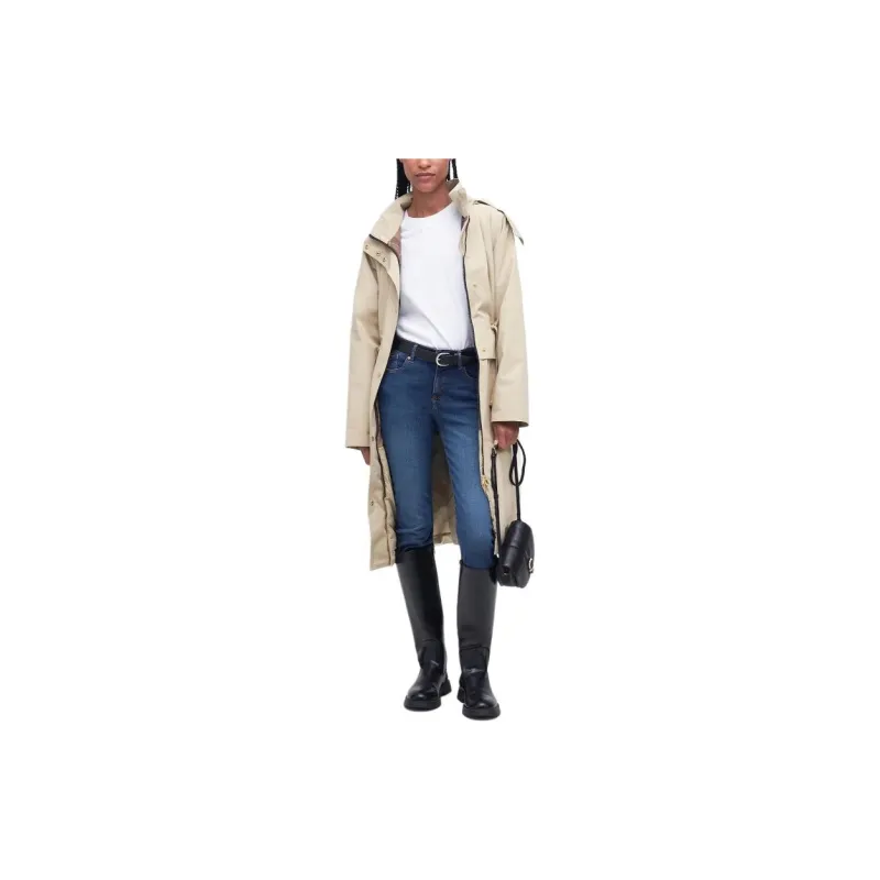 BARBOUR Barbour Lotte Waterproof Jacket Jackets Coats Women's Beige-2
