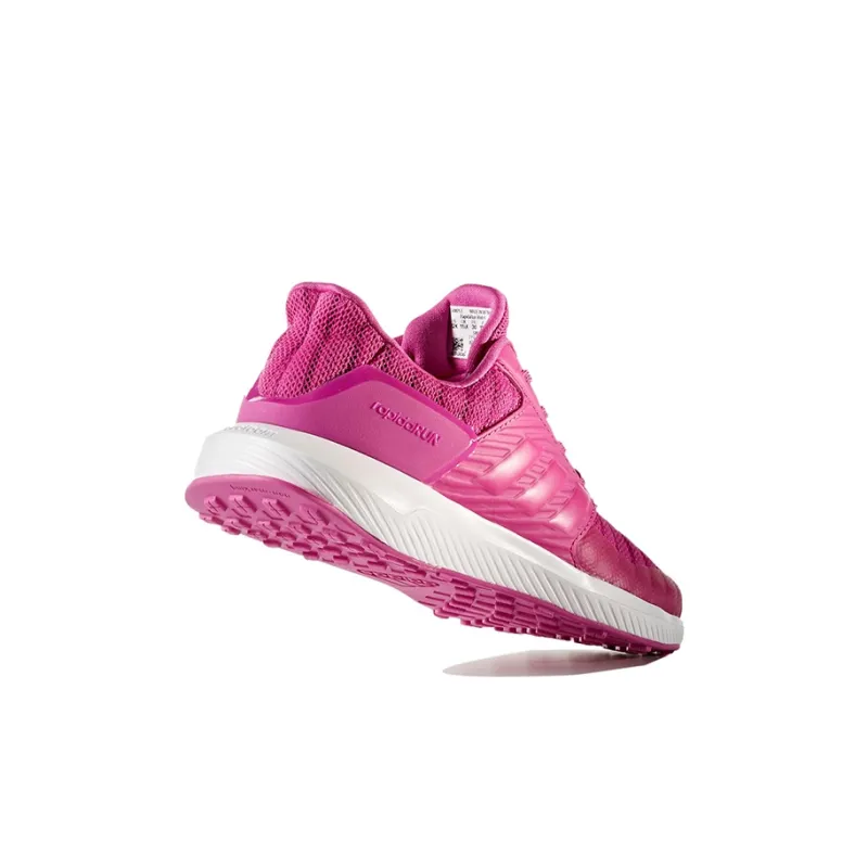 Adidas Rapidarun Wide K Abrasion Resistant Breathable Low Top Kids' Running Shoes Rose Red Kids'-3