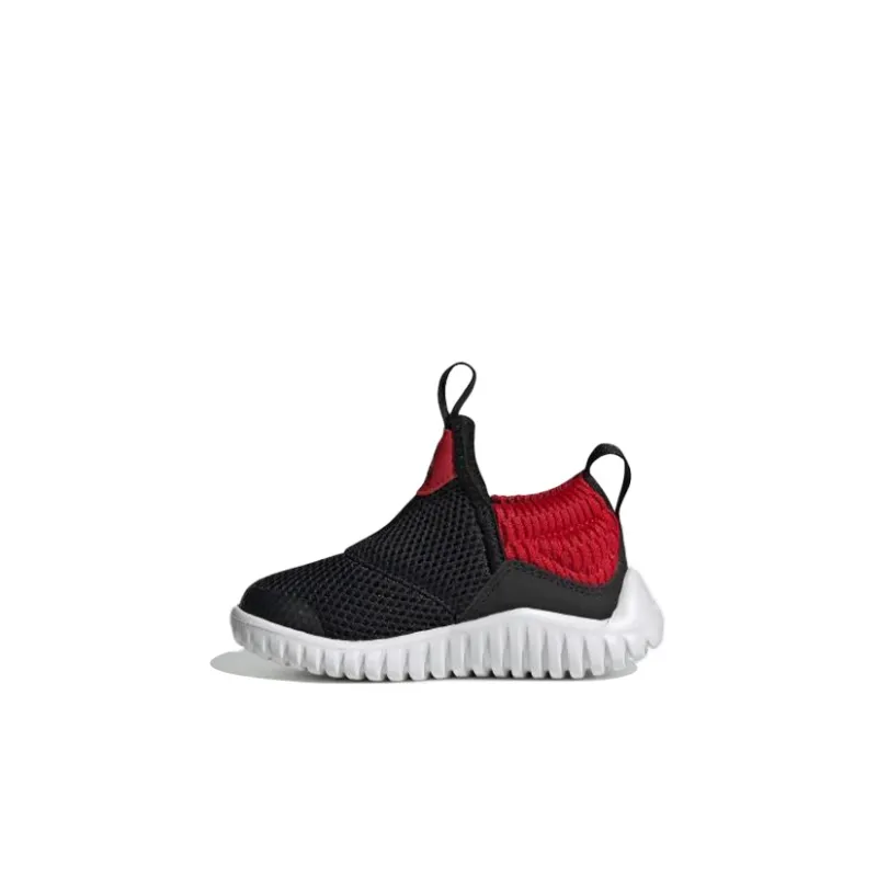 Adidas Rapidazen I Low Top Toddler Shoes Black Red Infant And Toddler-0