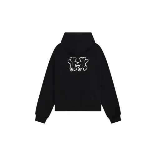 WE11DONE Teddy Twins Hoodie