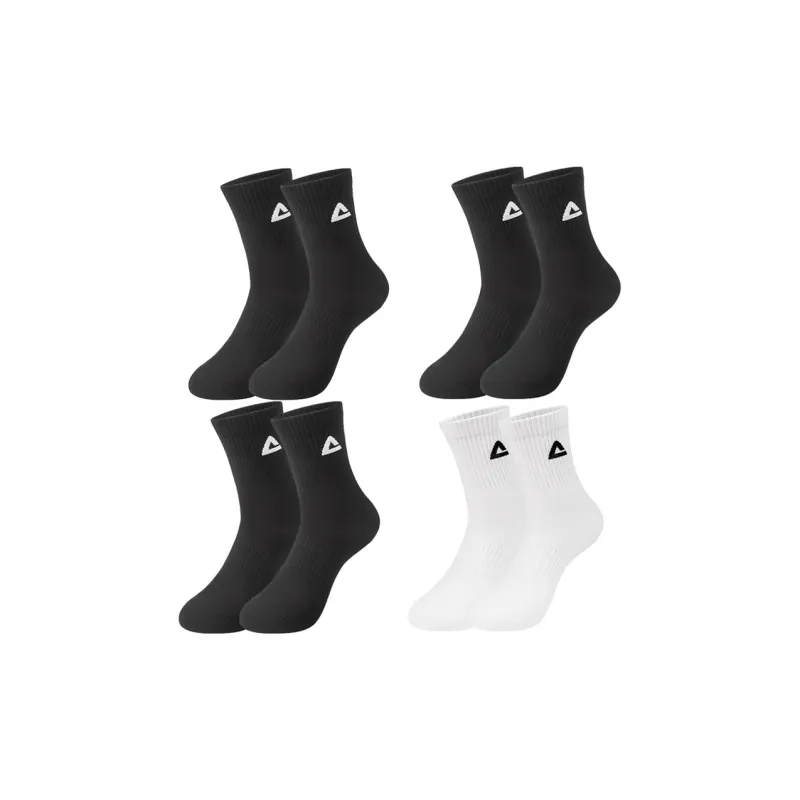 PEAK Mid-Calf Socks Unisex 4 Pack-15