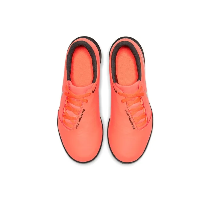 Nike Phantom Venom Slip Resistant Low Top Kids' Soccer Shoes Orange White Black Kids'-3