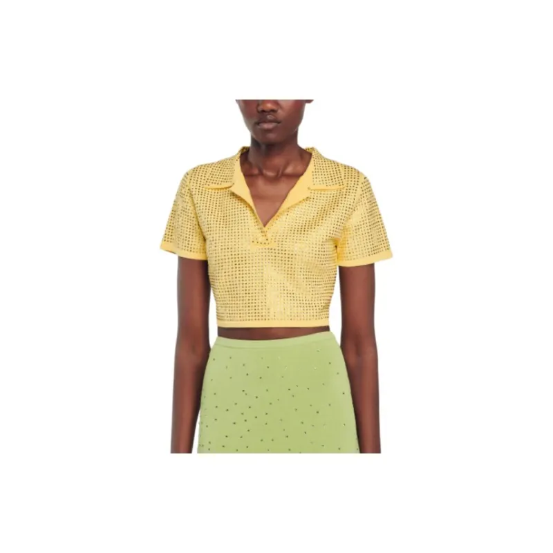 Sandro Regular T Shirt Women's Yellow-1