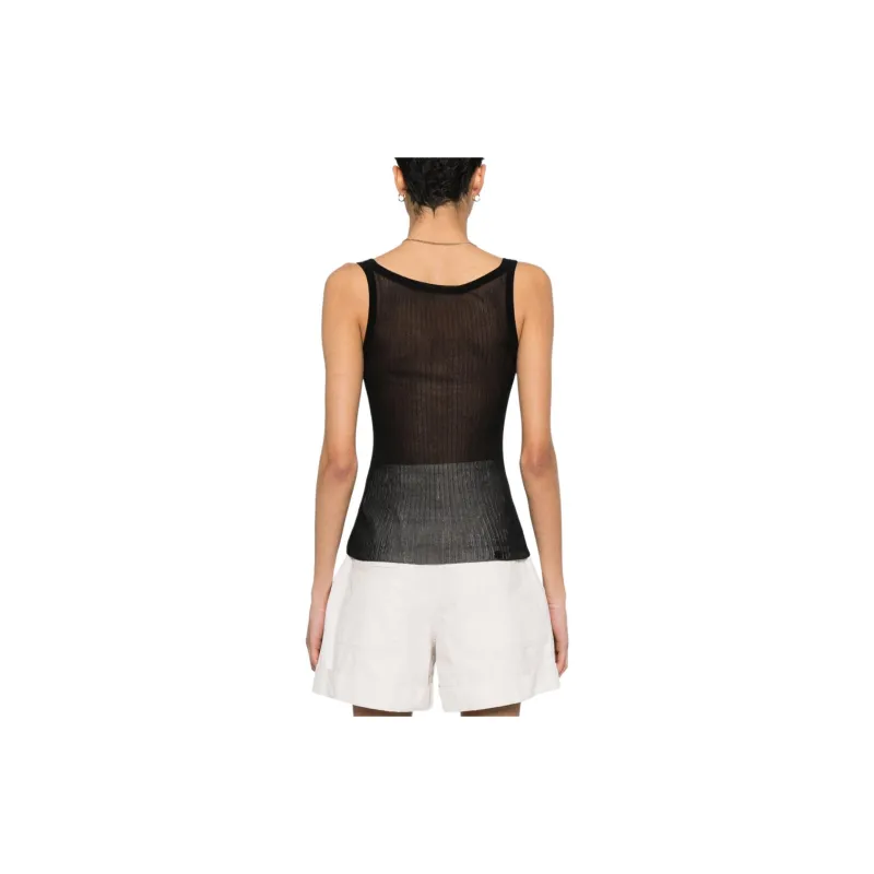 MaxMara Bastia Sleeveless Ribbed Top-1