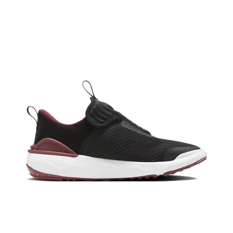 Nike E Series 1.0 GS Cushioning, Wear Resistant Low Top Kids' Running Shoes Black Red Unisex-1