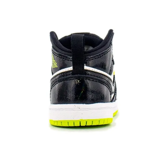 Jordan 1 Mid Black Cyber Mystic Green TD-3