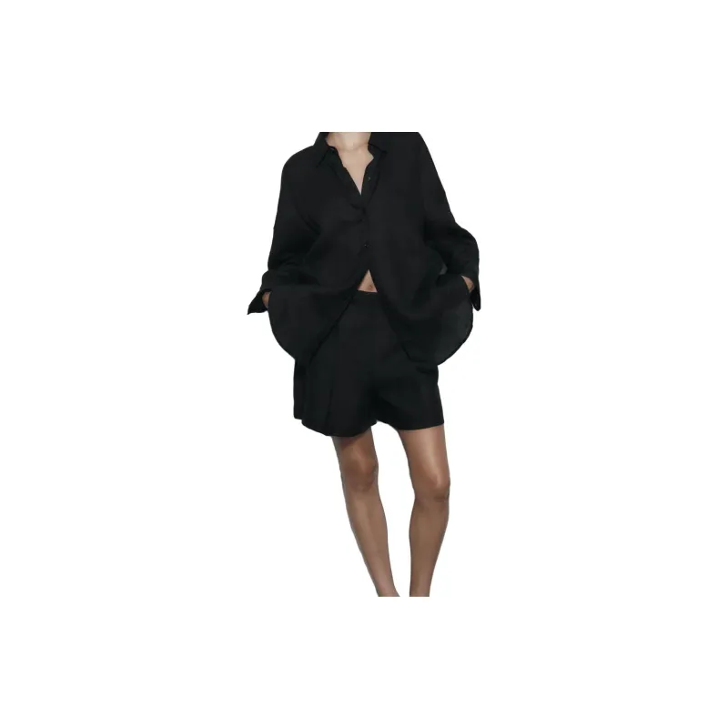 ZARA Casual Shorts Women's Black-2