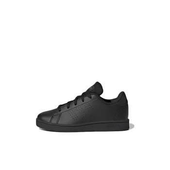 Adidas Neo ADVANTAGE K Anti Slip Wear Resistant Low Top Skateboard Shoes Black Kids'
