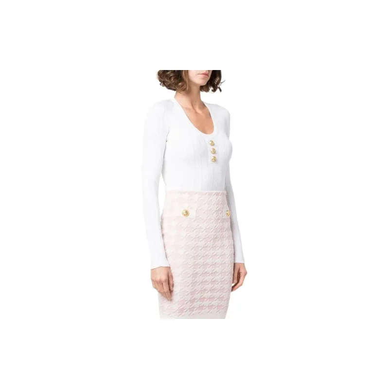 BALMAIN Bodysuits Women's White-3