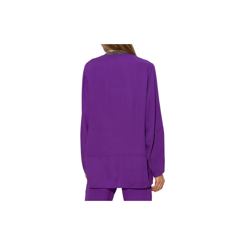 Fabiana Filippi Long Sleeved Embellished Shirt-2