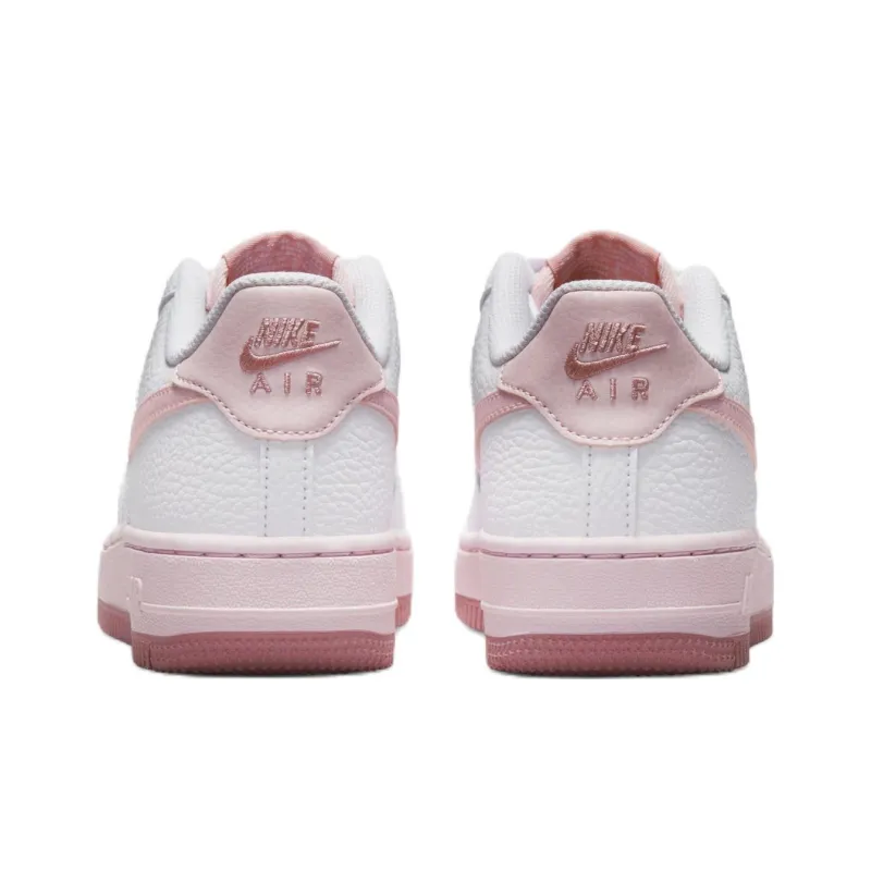 Nike Kids Air Force 1 "White/Pink Foam" Sneakers-5
