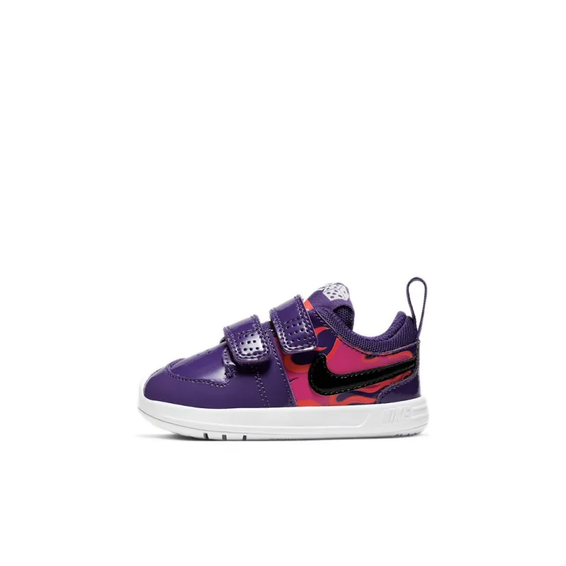 Nike Pico 5 Auto Low-Top Casual Shoes Flame Purple Infant And Toddler-0