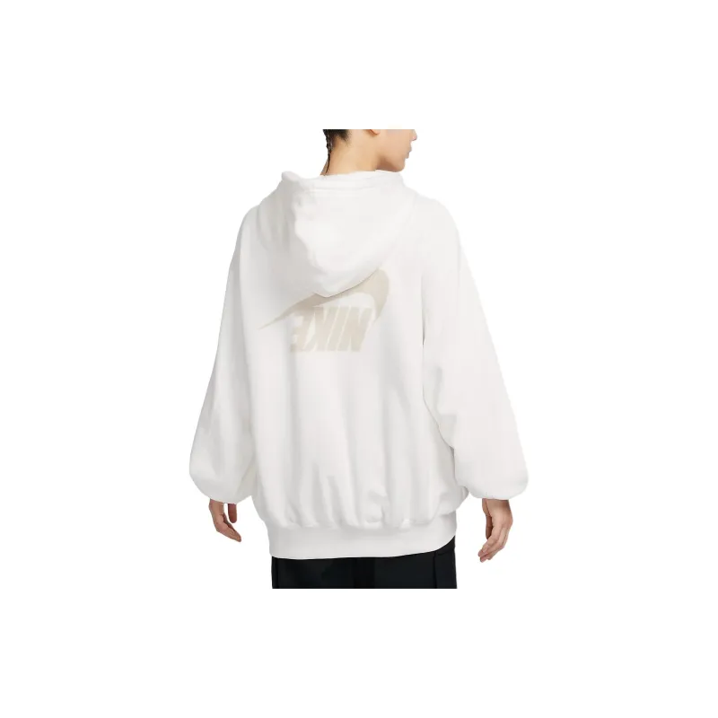 Nike Sportswear Sweatshirt Women's Sail White/Light Redwood Umber-1