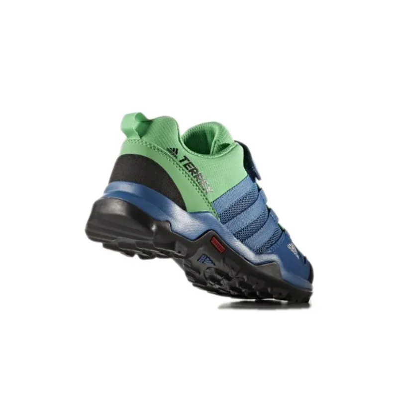 Adidas Terrex Ax2r K Abrasion Resistant Slip Resistant Low Top Kids' Outdoor Shoes Blue Kids'-3