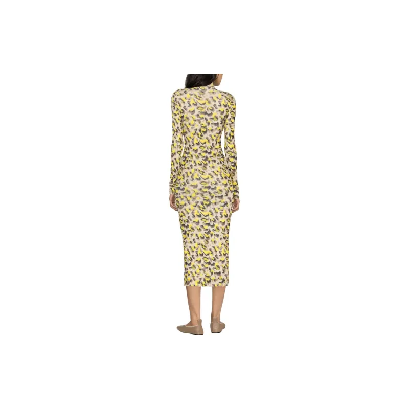 NANUSHKA Long Sleeved Dress Women's Yellow-3