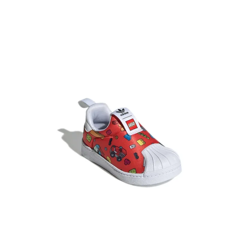 Adidas Originals Abrasion Resistant Low Top Toddler Shoes Red Infant And Toddler-2