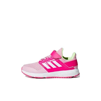 Adidas Fortafaito El K Slip Resistant And Breathable Low Top Kids' Running Shoes Pink White Kids'