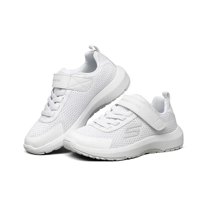 Skechers Dynamic Tread Low Top Kids' Running Shoes White Teenagers-2