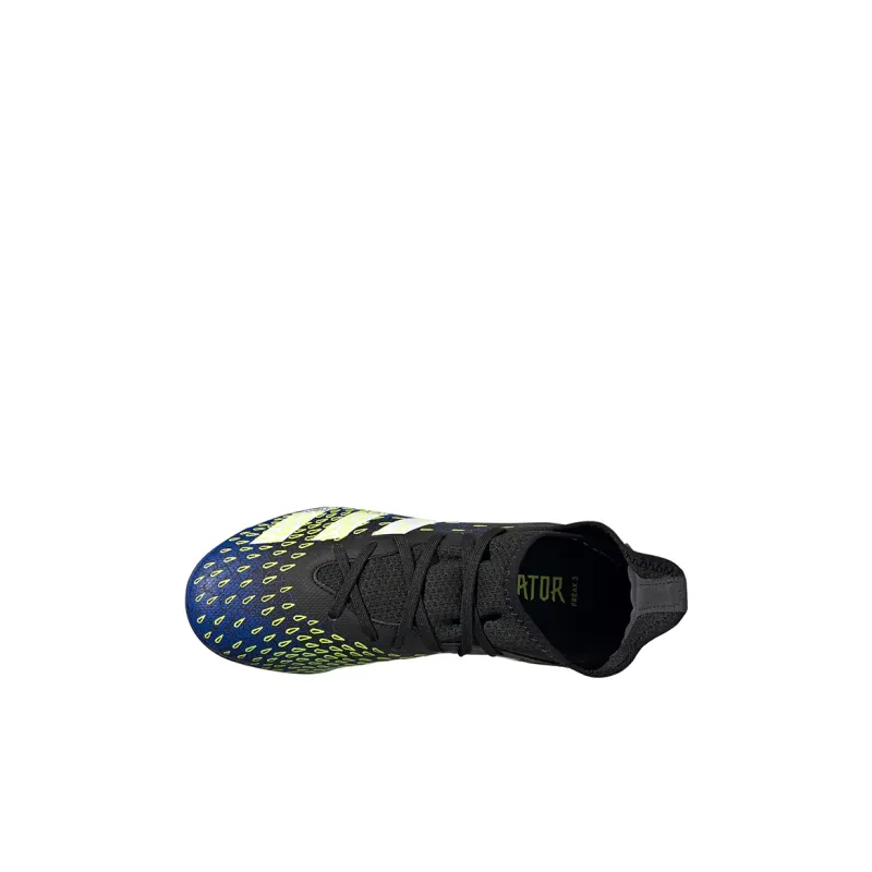 Adidas PREDATOR Series Slip-Resistant Mid-Top Kids' Soccer Shoes Black Blue Green Kids'-4