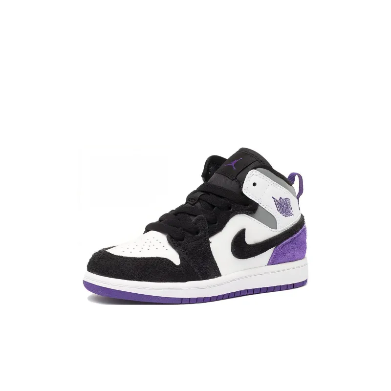 Jordan 1 Mid SE PS Varsity Purple-1