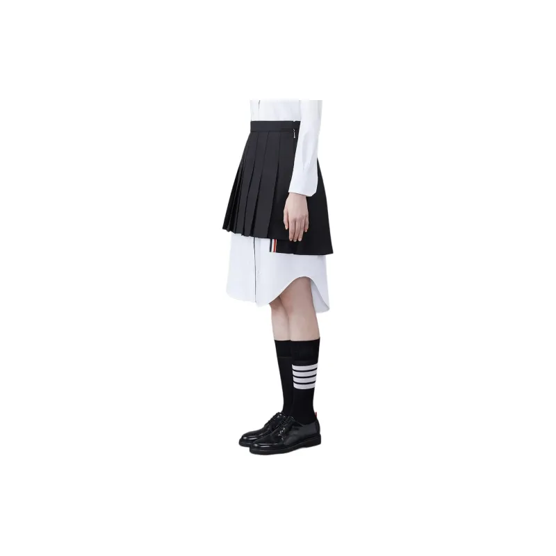 THOM BROWNE· Casual Short Skirts Women's Black-3