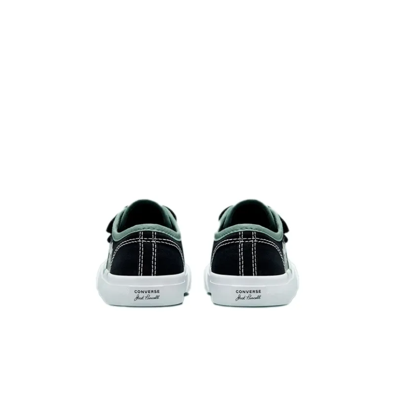 Converse Jack Purcell Anti-Slip Wear-Resistant Low-Top Toddler Shoes Black Infant And Toddler-4