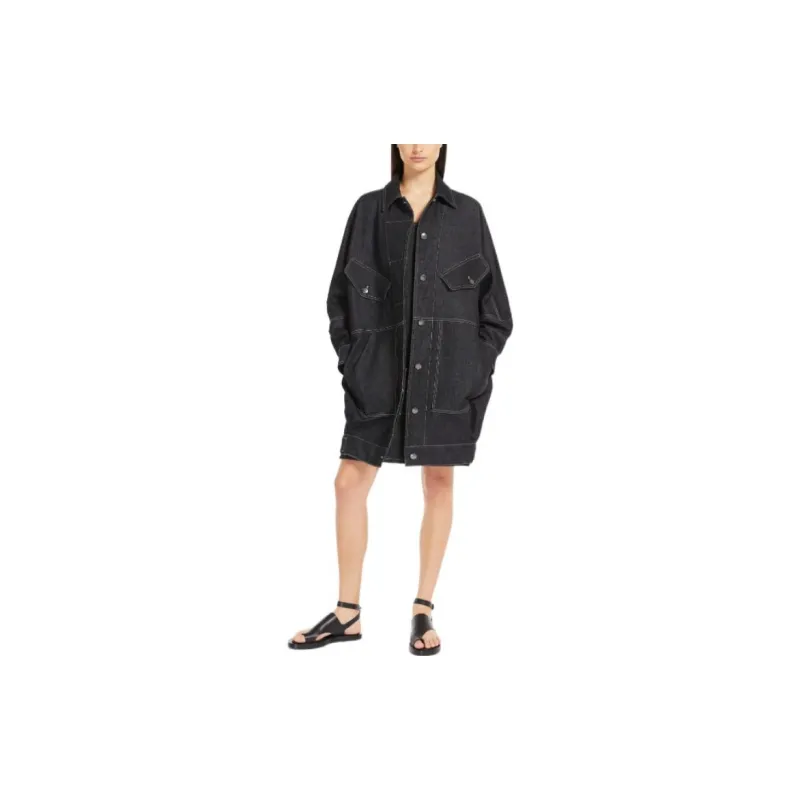 MaxMara Denim Jacket Women's Black-1
