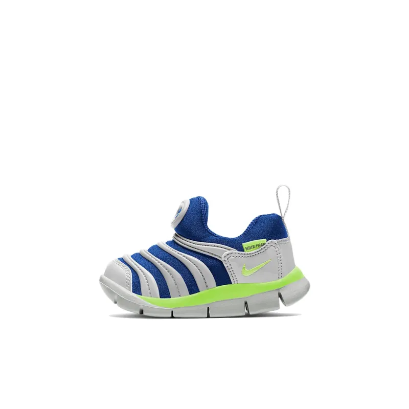 Nike Dynamo Free Slip Resistant Cushioning Abrasion Resistant Low Top Toddler Shoes Gray Green Blue Infant And Toddler-0
