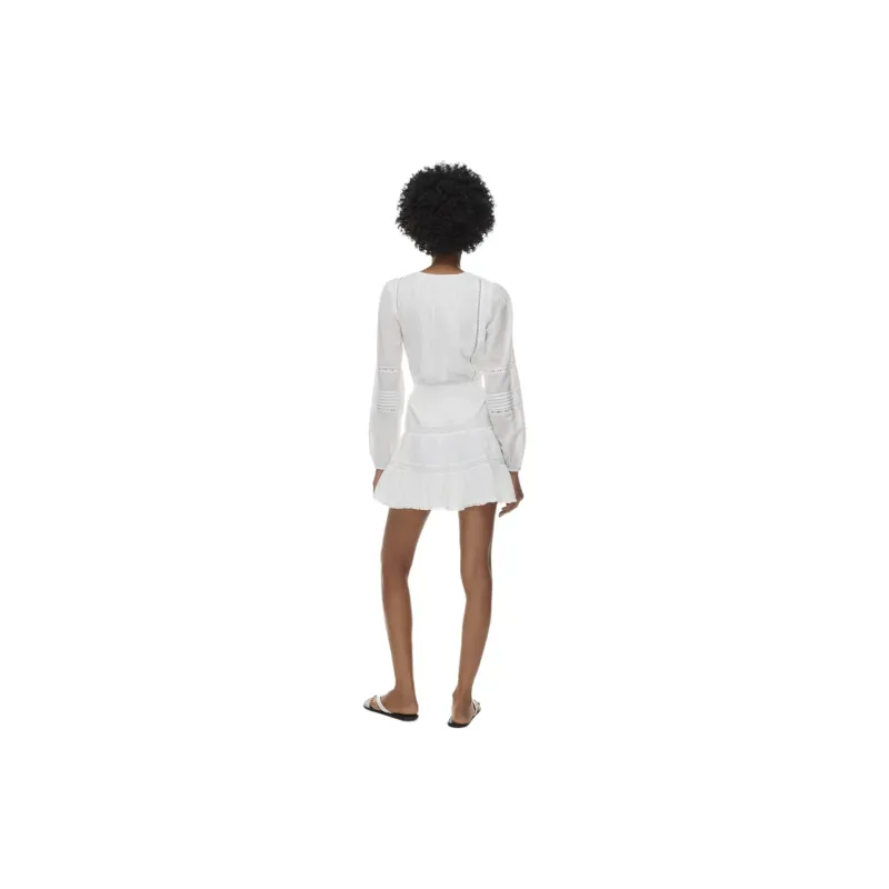 ARITZIA Little Moon Perissa Dress Long-Sleeved Dresses Women's White/White-2