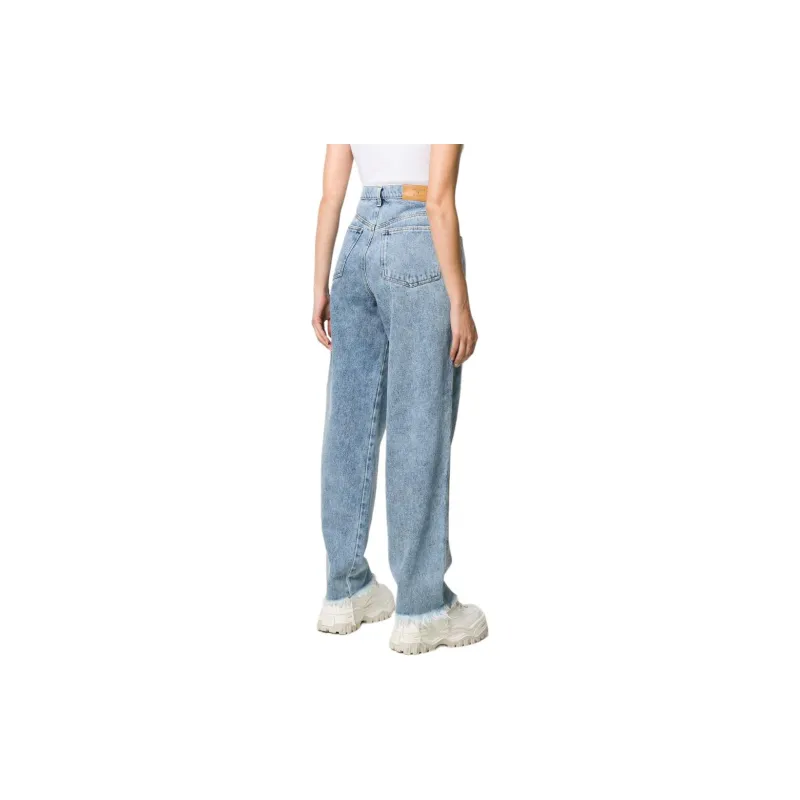 NATASHA ZINKO Pleated Waist Jeans-2