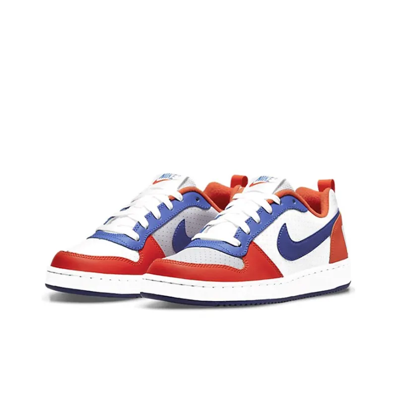 Nike Court Borough Low 'White Blue Orange' GS-1