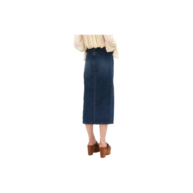 Chloé Denim Midi Skirt-3