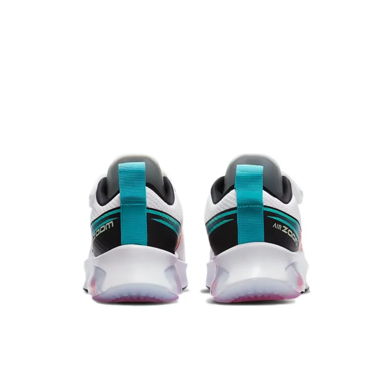 Nike Air Zoom Arcadia Shock Absorbers Low Top Running Shoes White Red Blue Children Aged 3 7 Years Old-4