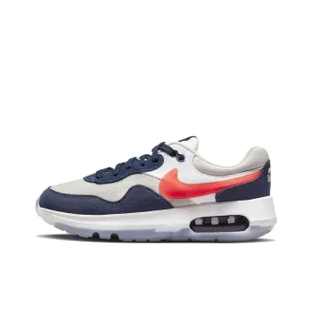 Nike Air Max Motif Cushioning, Slip Resistant, And Abrasion Resistant Low Top Kids' Running Shoes Blue Orange Teenagers