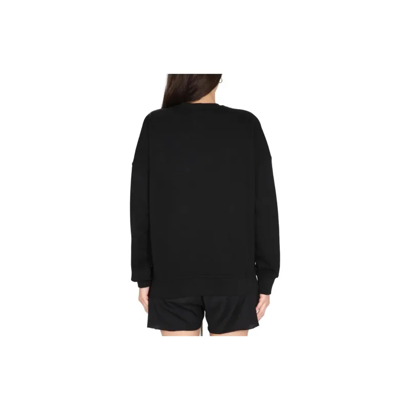 RICK OWENS X Champion Logo Embroidered Crewneck Sweatshirt-3