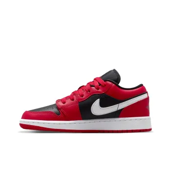 Jordan 1 Low Black Very Berry GS