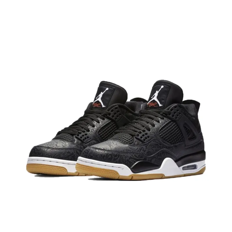 Jordan 4 Retro Laser Black Gum GS-2