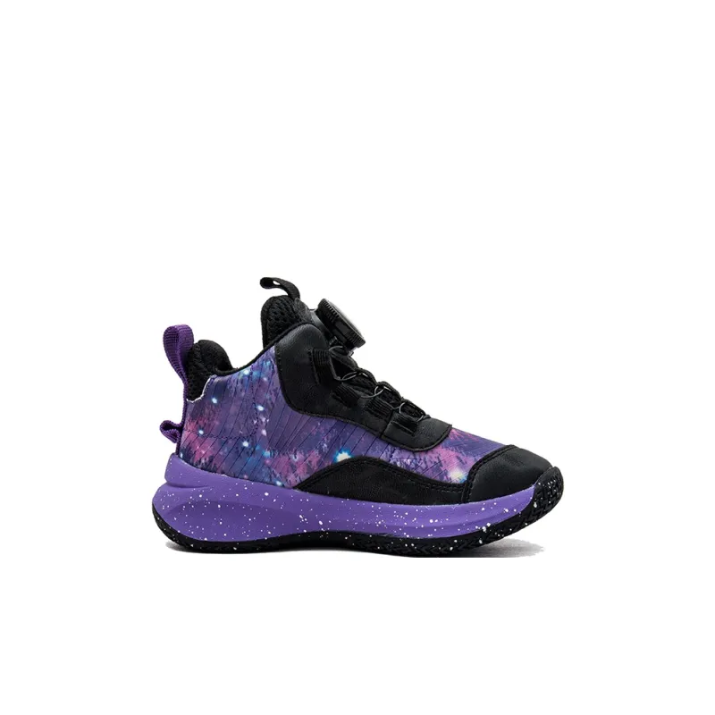 Kappa Cushioning Anti Slip And Wear Resistant High Top Basketball Shoes Purple Kids'-1