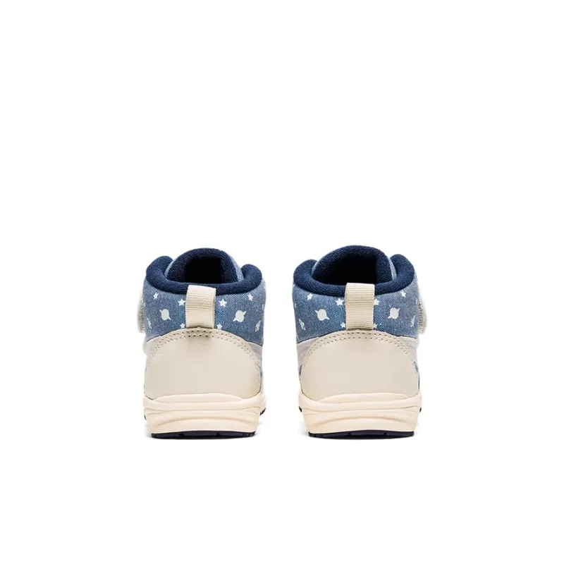 Asics GD Runner Baby CT Mid 4 Anti Slip Wear Resistant Mid Top Toddler Shoes Beige White Blue Infant And Toddler-4
